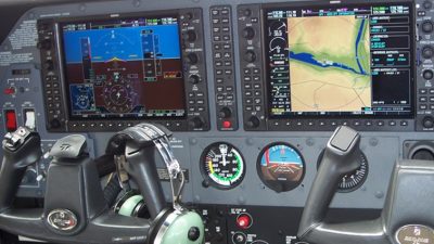 Cockpit flight control panel
