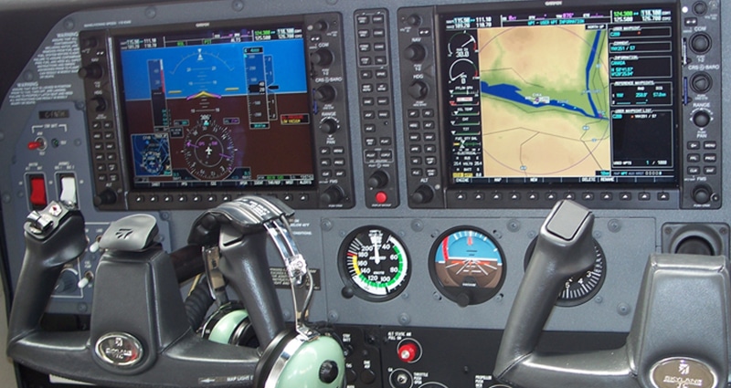 Cockpit flight control panel