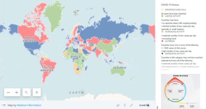 COVID-19 Status Map