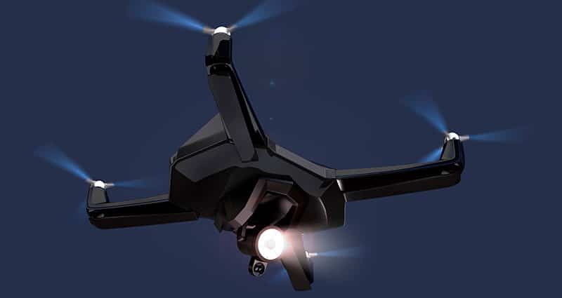 Drones flying outlet at night